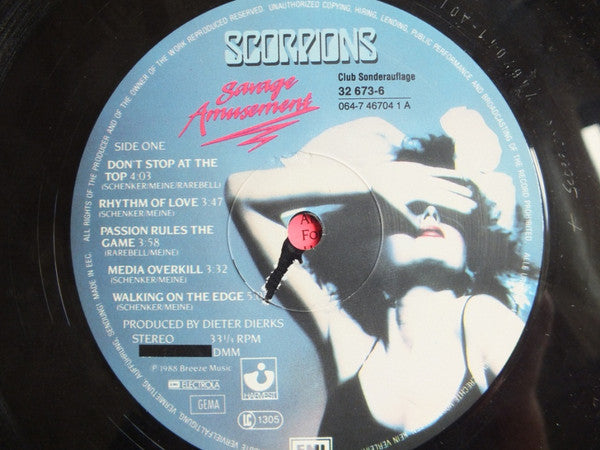 Scorpions : Savage Amusement (LP, Album, Club)