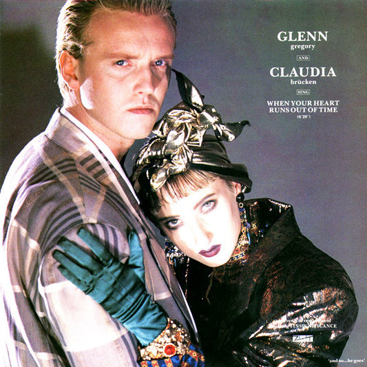 Glenn Gregory And Claudia Brücken : When Your Heart Runs Out Of Time (6'20") (12", Single)