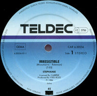 Stephanie (2) : Irresistible (12", Maxi)