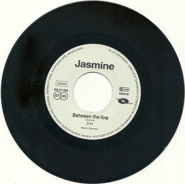 Jasmine (37) : Storybook Endings / Between The Line (7", Single)