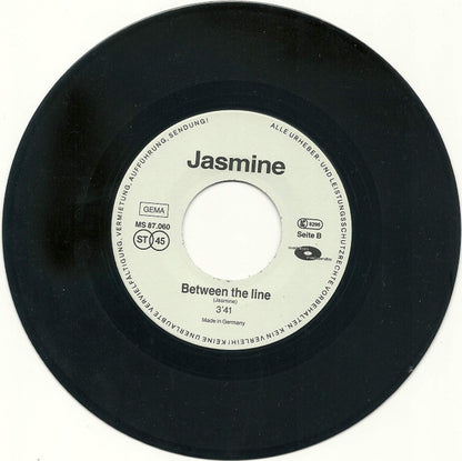 Jasmine (37) : Storybook Endings / Between The Line (7", Single)