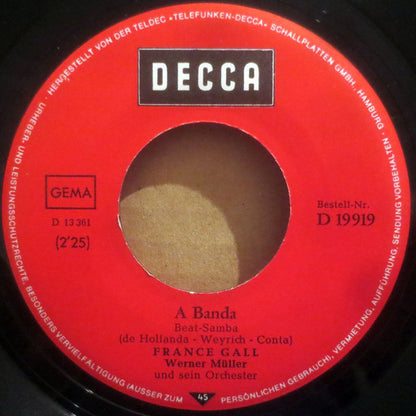 France Gall : A Banda  (7", Single)