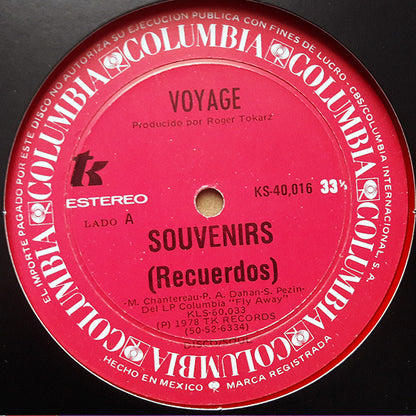 Voyage : Souvenirs = Recuerdos (12", Ltd, Red)