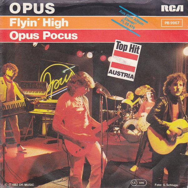 Opus : Flyin' High (7", Single)