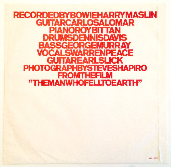 David Bowie : Station To Station (LP, Album)