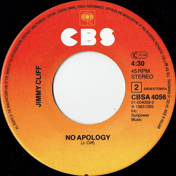 Jimmy Cliff : We All Are One (7", Single)