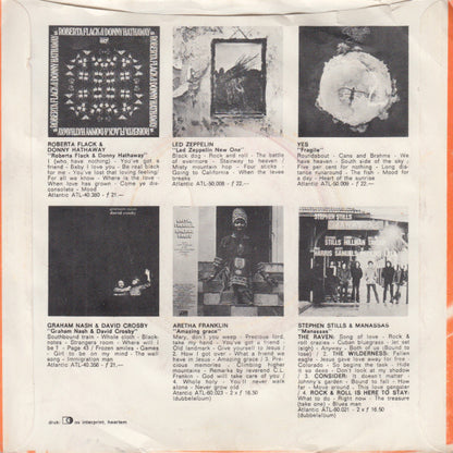 Roberta Flack : Killing Me Softly With His Song (7", Single)