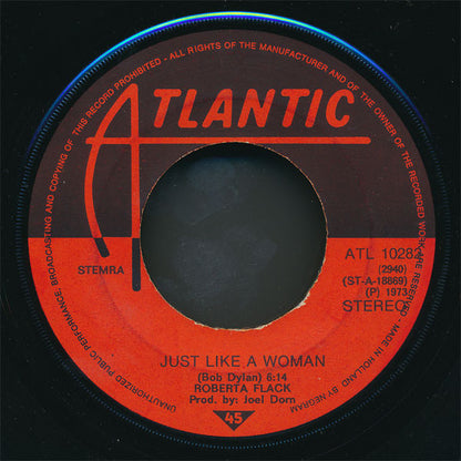 Roberta Flack : Killing Me Softly With His Song (7", Single)