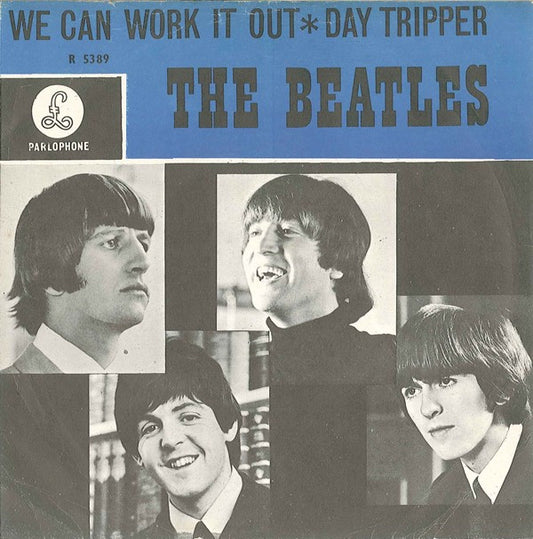 The Beatles : We Can Work It Out / Day Tripper (7", Single, Blu)