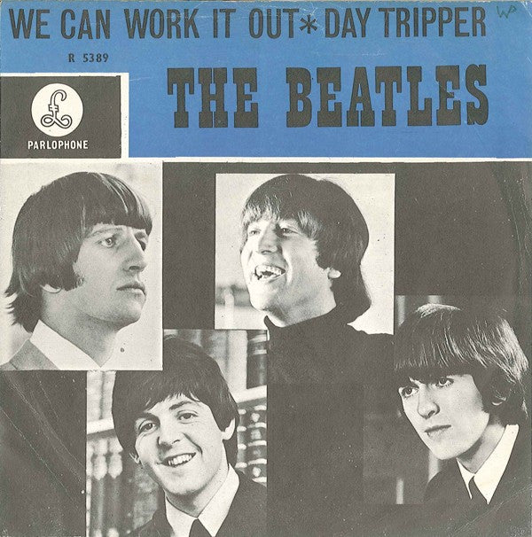 The Beatles : We Can Work It Out / Day Tripper (7", Single, Blu)