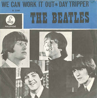 The Beatles : We Can Work It Out / Day Tripper (7", Single, Blu)