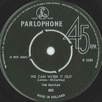 The Beatles : We Can Work It Out / Day Tripper (7", Single, Blu)