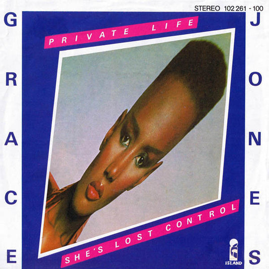 Grace Jones : Private Life / She's Lost Control (7", Single)