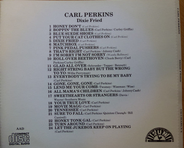 Carl Perkins : Dixie Fried (CD, Comp)