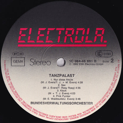 Bundesverwaltungsorchester : Tanzpalast (LP, Album)