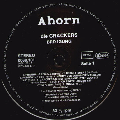 Die Crackers : B R D igung (LP, Album)