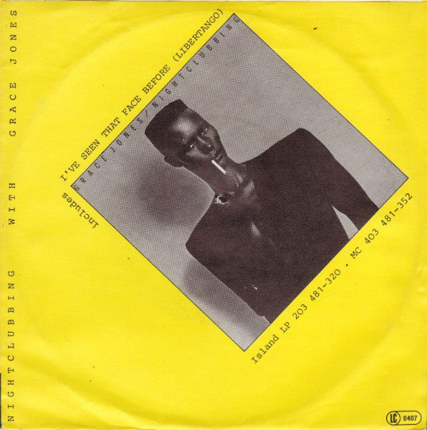 Grace Jones : Walking In The Rain / Pull Up To The Bumper (7", Single)