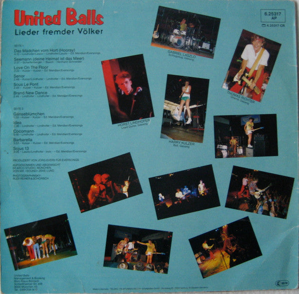 United Balls : Lieder Fremder Völker (LP, Album)