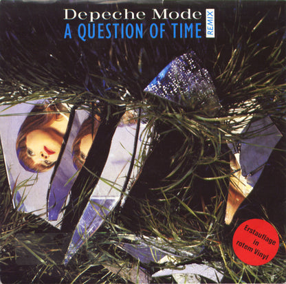 Depeche Mode : A Question Of Time (Remix) (7", Single, Red)