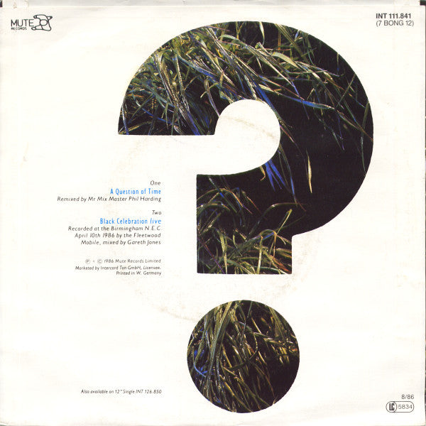 Depeche Mode : A Question Of Time (Remix) (7", Single, Red)