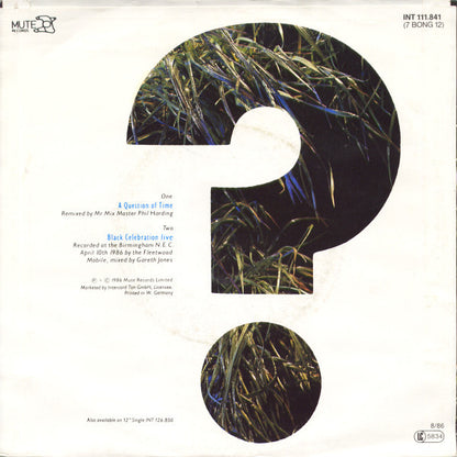 Depeche Mode : A Question Of Time (Remix) (7", Single, Red)