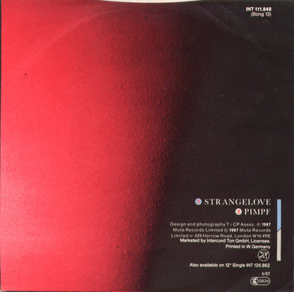 Depeche Mode : Strangelove (7", Single, Red)