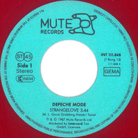 Depeche Mode : Strangelove (7", Single, Red)