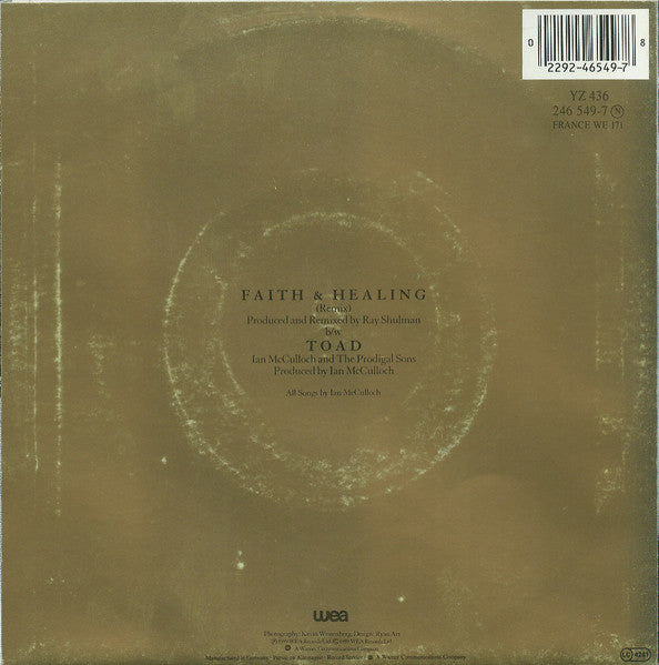 Ian McCulloch : Faith & Healing (7", Single, Sol)