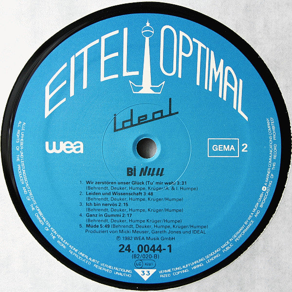 Ideal (3) : Bi Nuu (LP, Album)