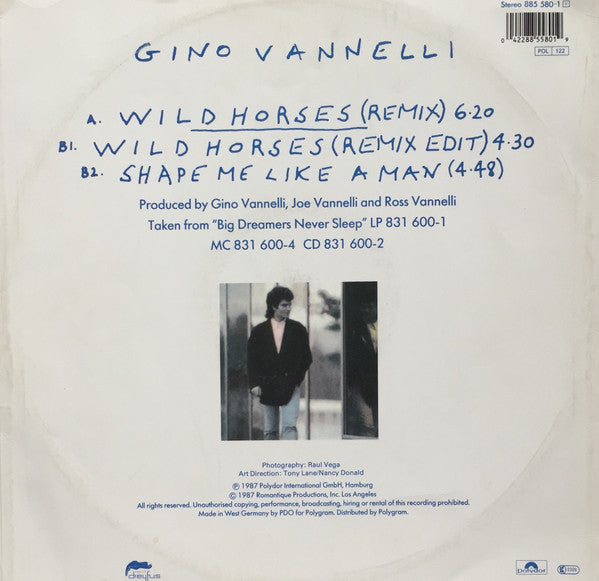 Gino Vannelli : Wild Horses (12")