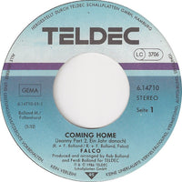 Falco : Coming Home (Jeanny Part 2, Ein Jahr Danach) (7", Single)