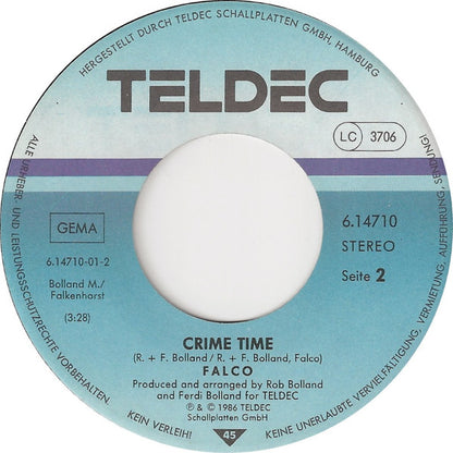 Falco : Coming Home (Jeanny Part 2, Ein Jahr Danach) (7", Single)