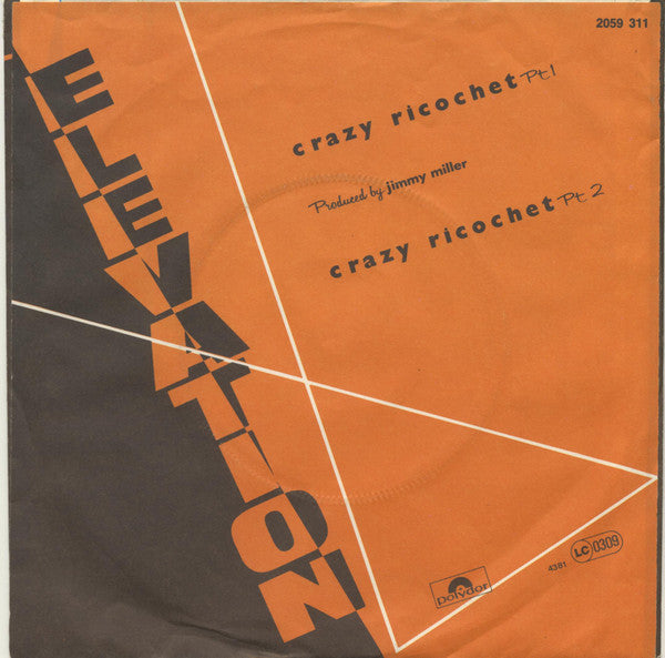Elevation (9) : Crazy Ricochet (7", Single)