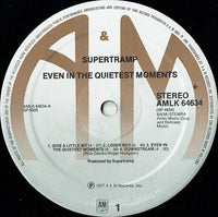 Supertramp : Even In The Quietest Moments... (LP, Album)