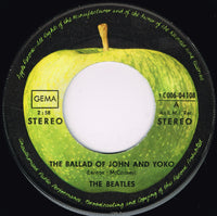 The Beatles : The Ballad Of John And Yoko / Old Brown Shoe (7", Single)