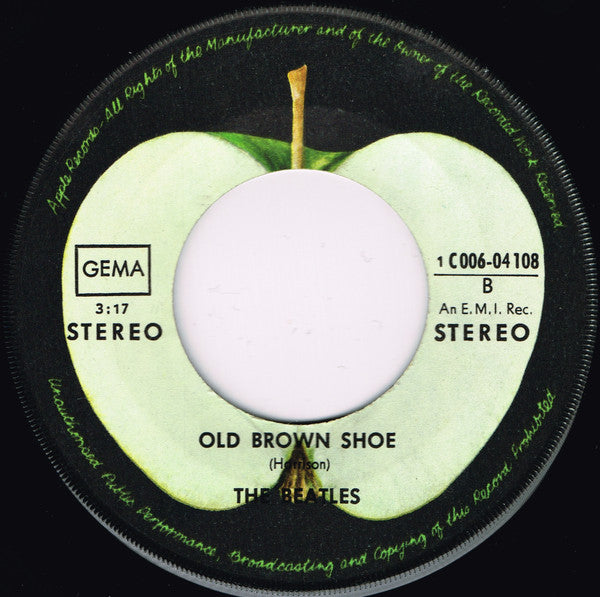 The Beatles : The Ballad Of John And Yoko / Old Brown Shoe (7", Single)