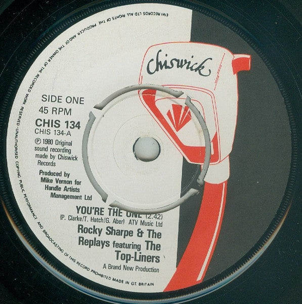 Rocky Sharpe & The Replays Featuring The Top-Liners* : You're The One (7", Single, Kno)