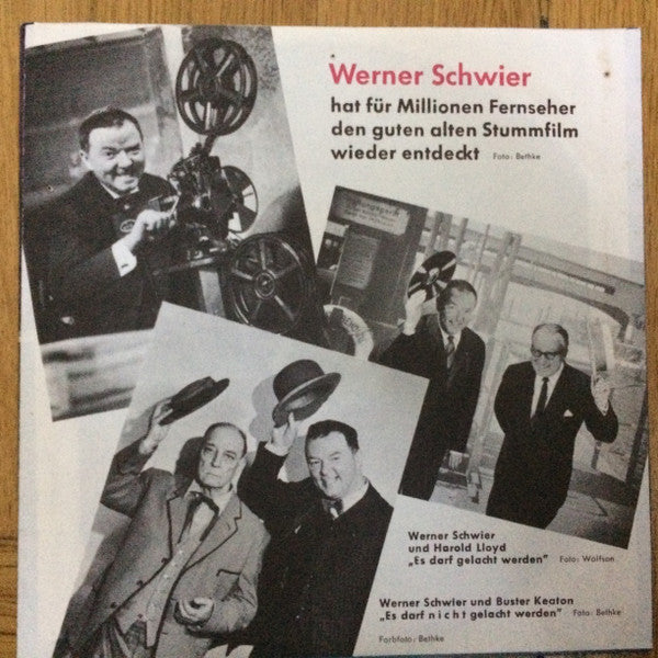 Werner Schwier : Es Darf Gelacht Werden / Dreh Die Kurbel, Alter Junge (7", Single, Mono)