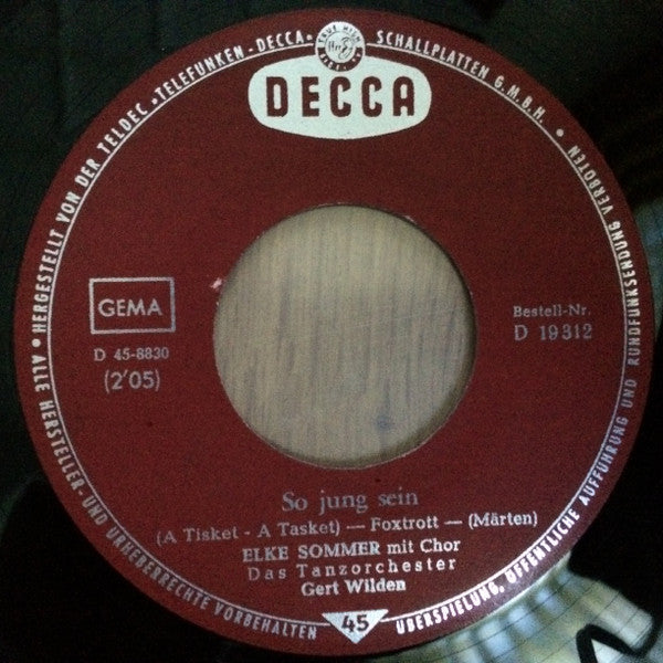 Elke Sommer : Georgie (7", Single, Mono)