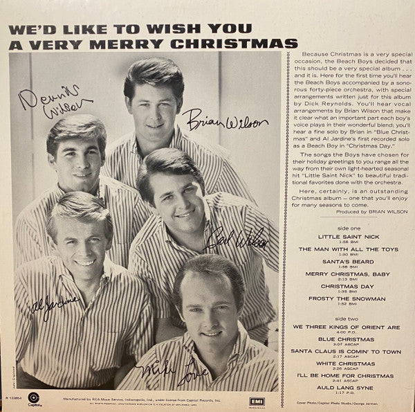 The Beach Boys : The Beach Boys' Christmas Album (LP, Album, Club, RE)