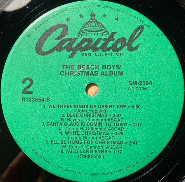 The Beach Boys : The Beach Boys' Christmas Album (LP, Album, Club, RE)