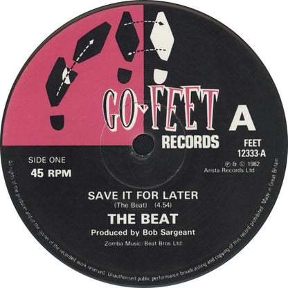 The Beat (2) : Save It For Later (12", Single)