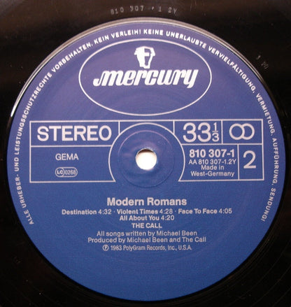 The Call : Modern Romans (LP, Album)