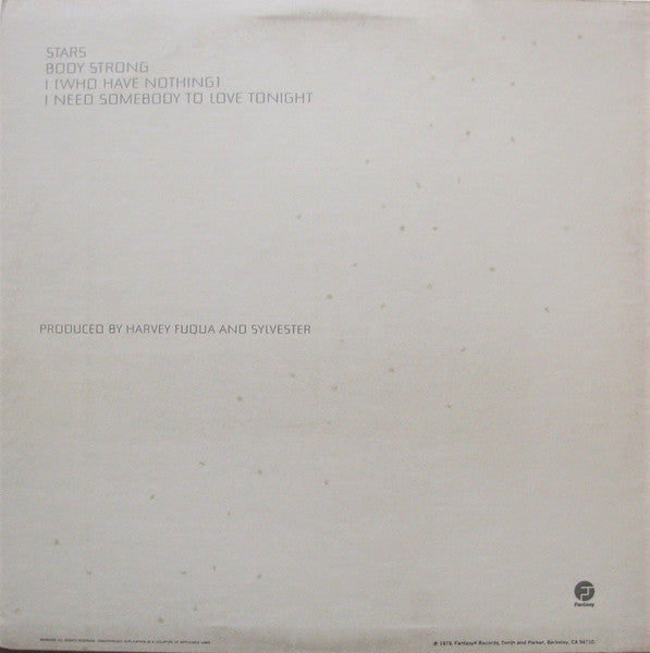 Sylvester : Stars (LP, Album, San)
