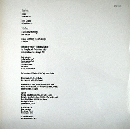 Sylvester : Stars (LP, Album, San)