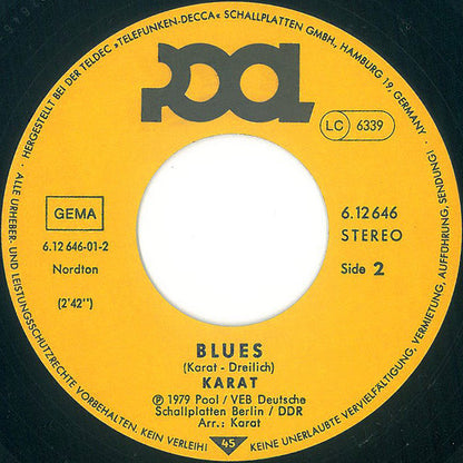 Karat : Über Sieben Brücken Mußt Du Gehn (7", Single, RE)