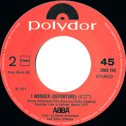 ABBA : The Name Of The Game / I Wonder (Departure) (7", Single)