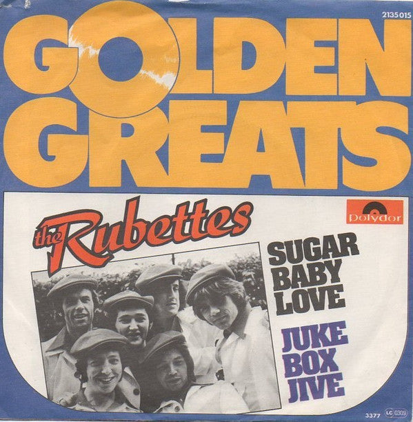The Rubettes : Sugar Baby Love  / Juke Box Jive (7", Single)