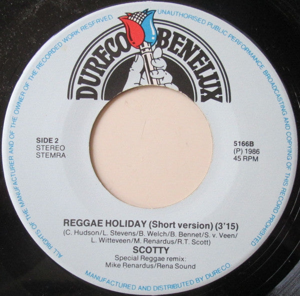 D.J. Blowfly And Scotty (11) : Alla Dé (7", Single)