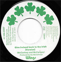 Wings (2) : Give Irland Back To The Irish (7", Single)
